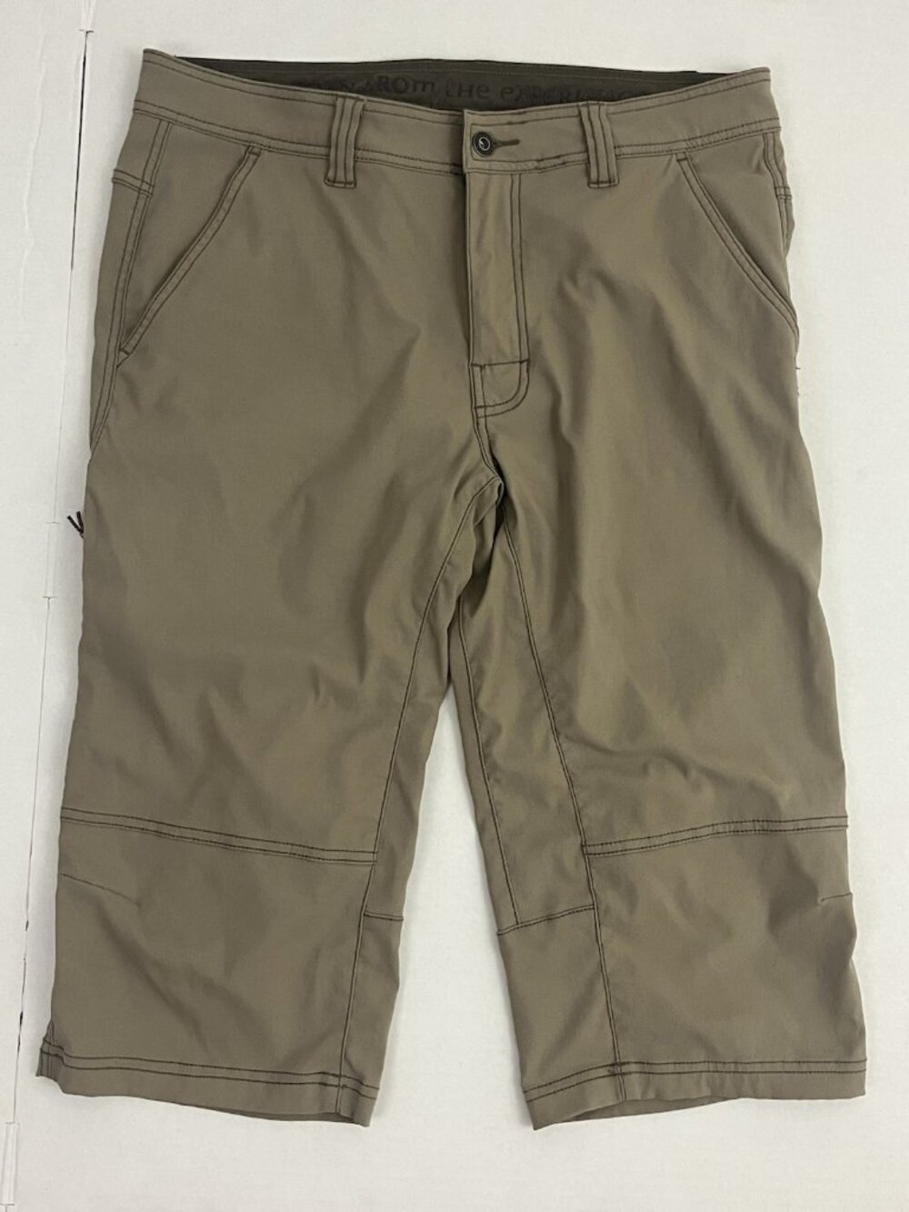 prAna Women's 33 Capri Crop Pants Gorpcore 34x17" Hiking Camping